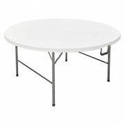 TAVOLO TONDO PIEGHEVOLE 'PARTY' Ø cm 180 x h. 74 - colore bianco  - LIF