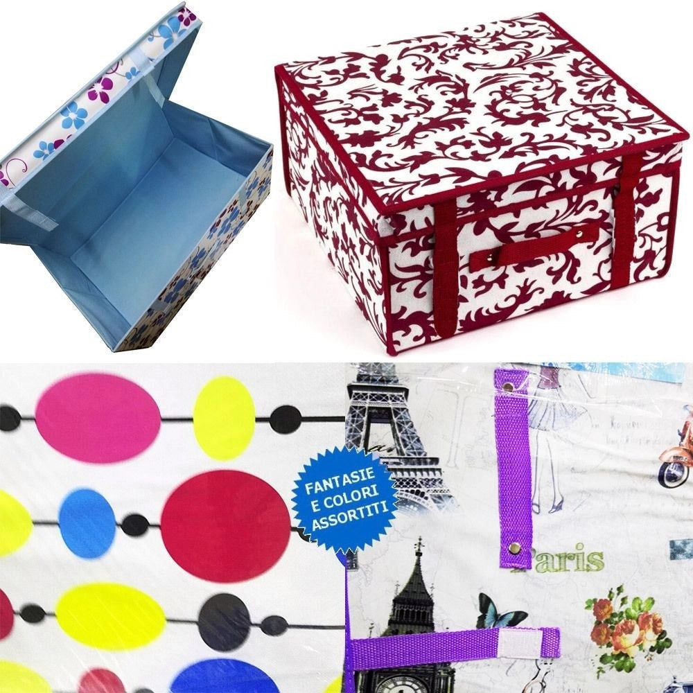 Trade Shop - Box Scatola Organizer Per La Biancheria Intima Cambio Stagione Misure A Scelta -