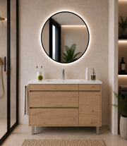 Mobile bagno con lavabo ORIGENBATH CAPRERA senza specchio 90x45 cm estepa