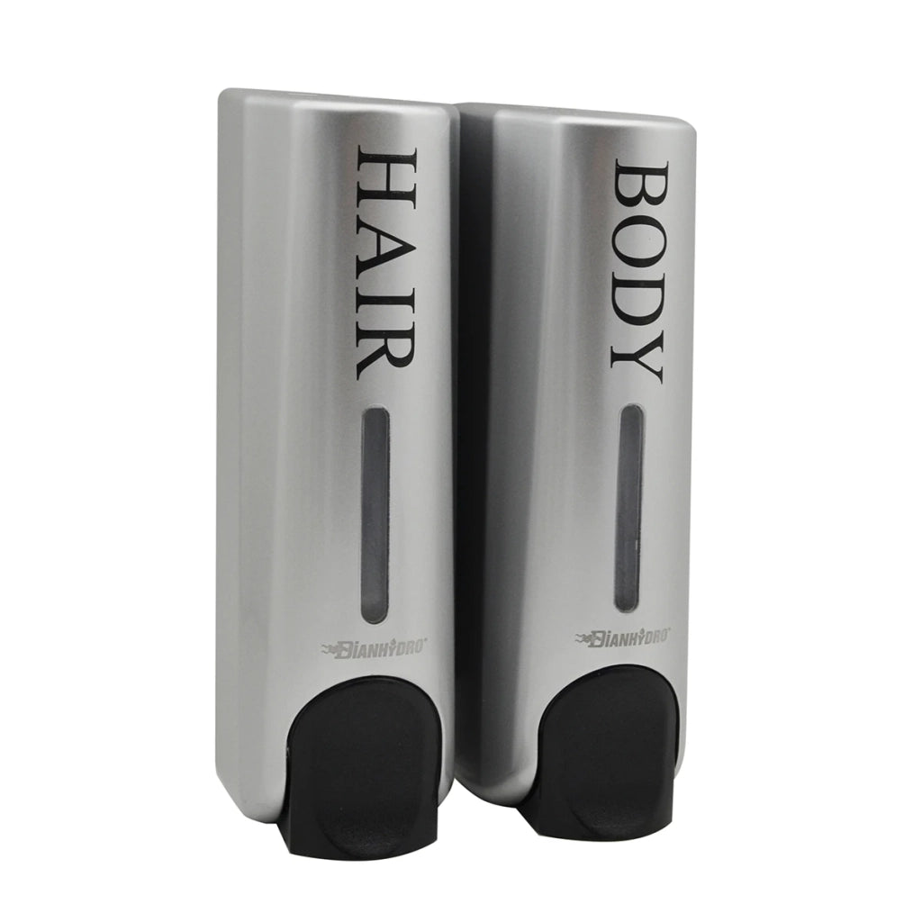 Dispenser di sapone liquido a parete DH Double Silos