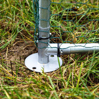 Fudajo Recinto animali XXL 6x2,95x2m con tettoia impermeabile, porta e spazio per movimento libero