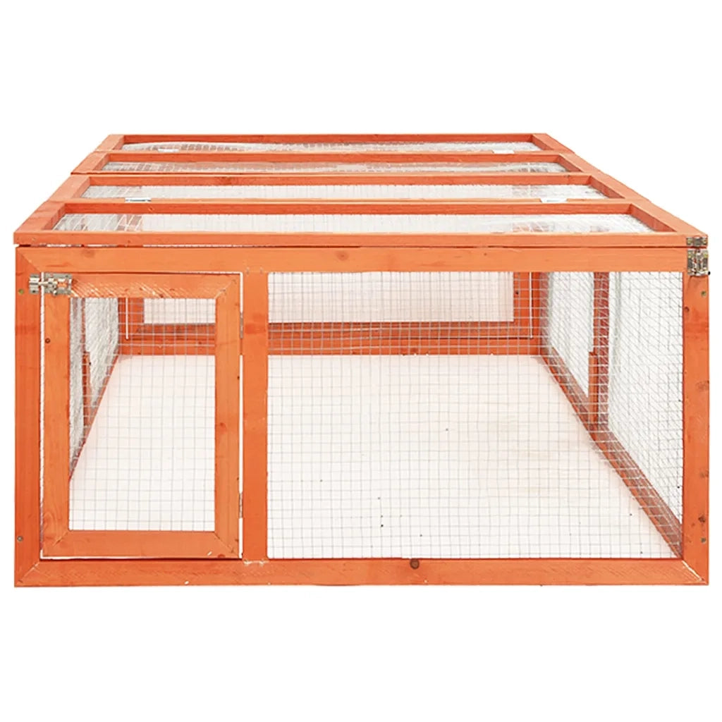 Conigliera 183x90x46,5 cm in Legno Massello di Abete 170877
