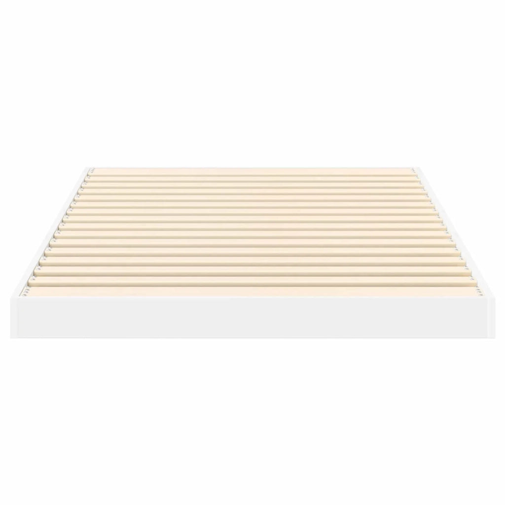 Struttura letto a terra Bianco 80 x 200 cm Legno multistrato