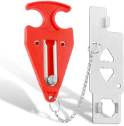 Chiusura di Sicurezza Extra per Porta Interna - Chiusura di Sicurezza con Codice - Chiusura di Sicurezza per Bambini - Chiusure di Sicurezza - Adatta per la maggior parte delle chiusure di sicurezza per porte interne