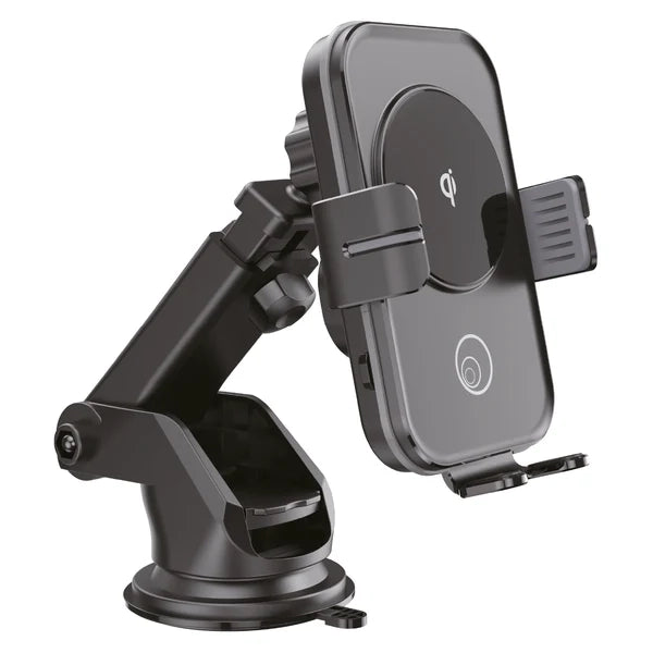 Supporto Smartphone con Ricar Wireless 15W Auto