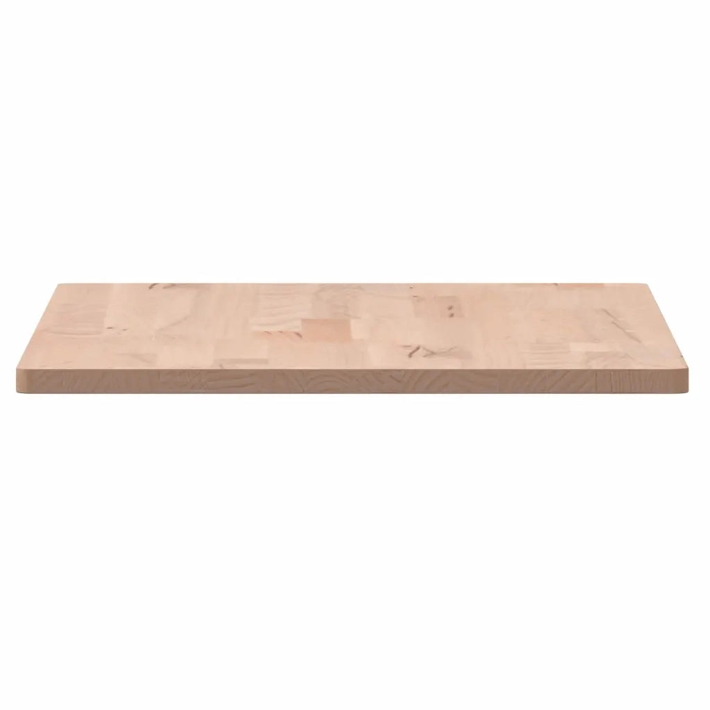 vidaXL Piano Bagno 60x40x1,5 cm Legno Massello di Faggio