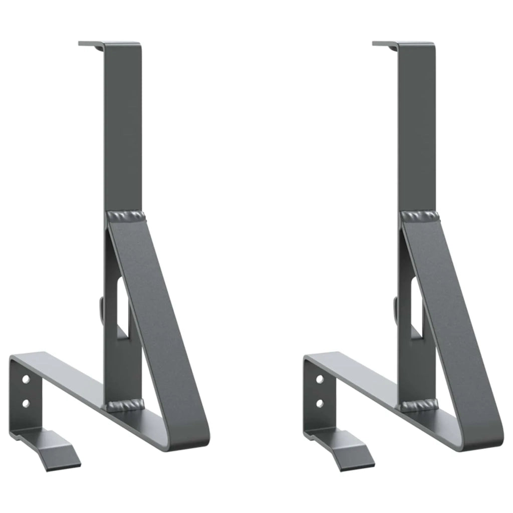 Supporto per guardia della neve 2 pz Antracite Acciaio CFW1803348