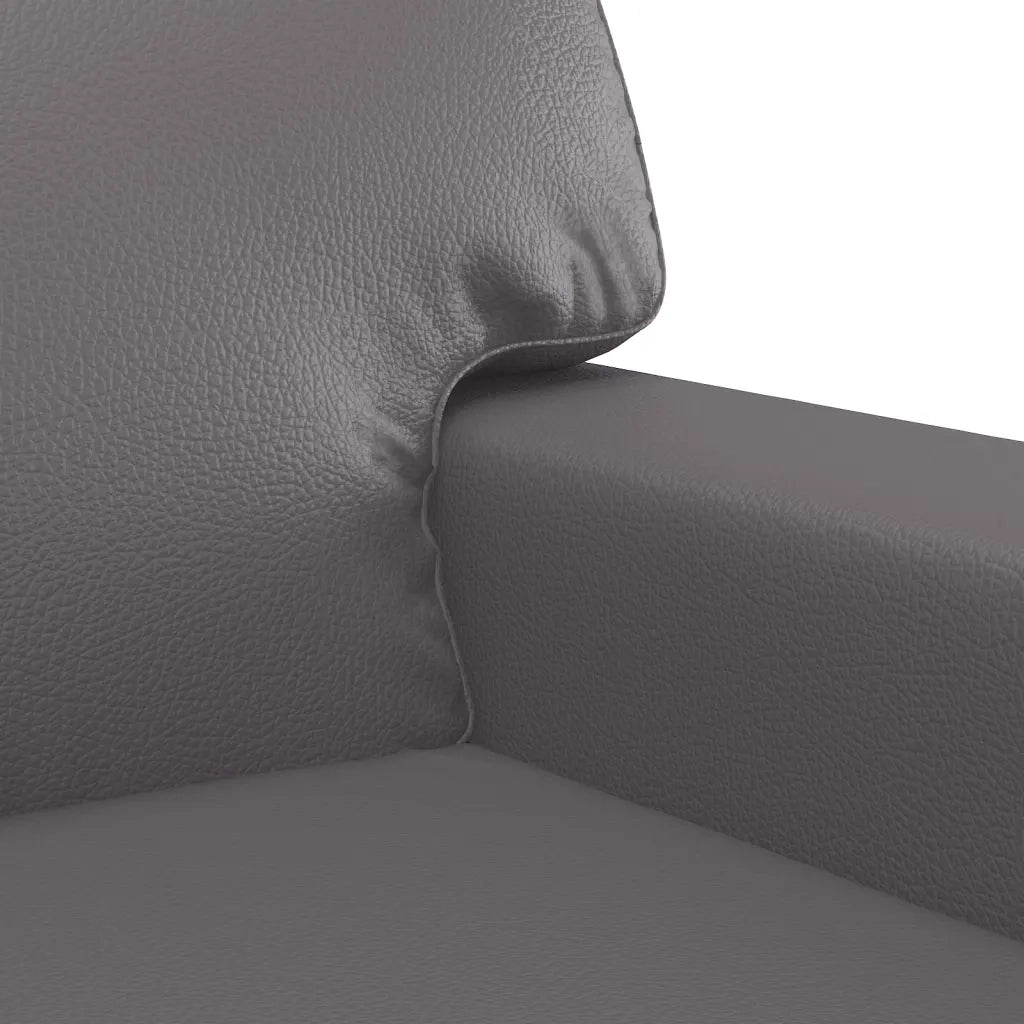 Set di Divani 2 pz Grigio in Similpelle