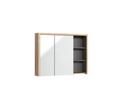 Mobile con specchio 100 cm 2 ante Devon 100 x 75 x 18 cm