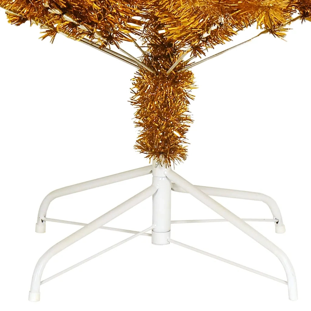 Albero di Natale Artificiale con Supporto Oro 180 cm PET cod mxl 6666