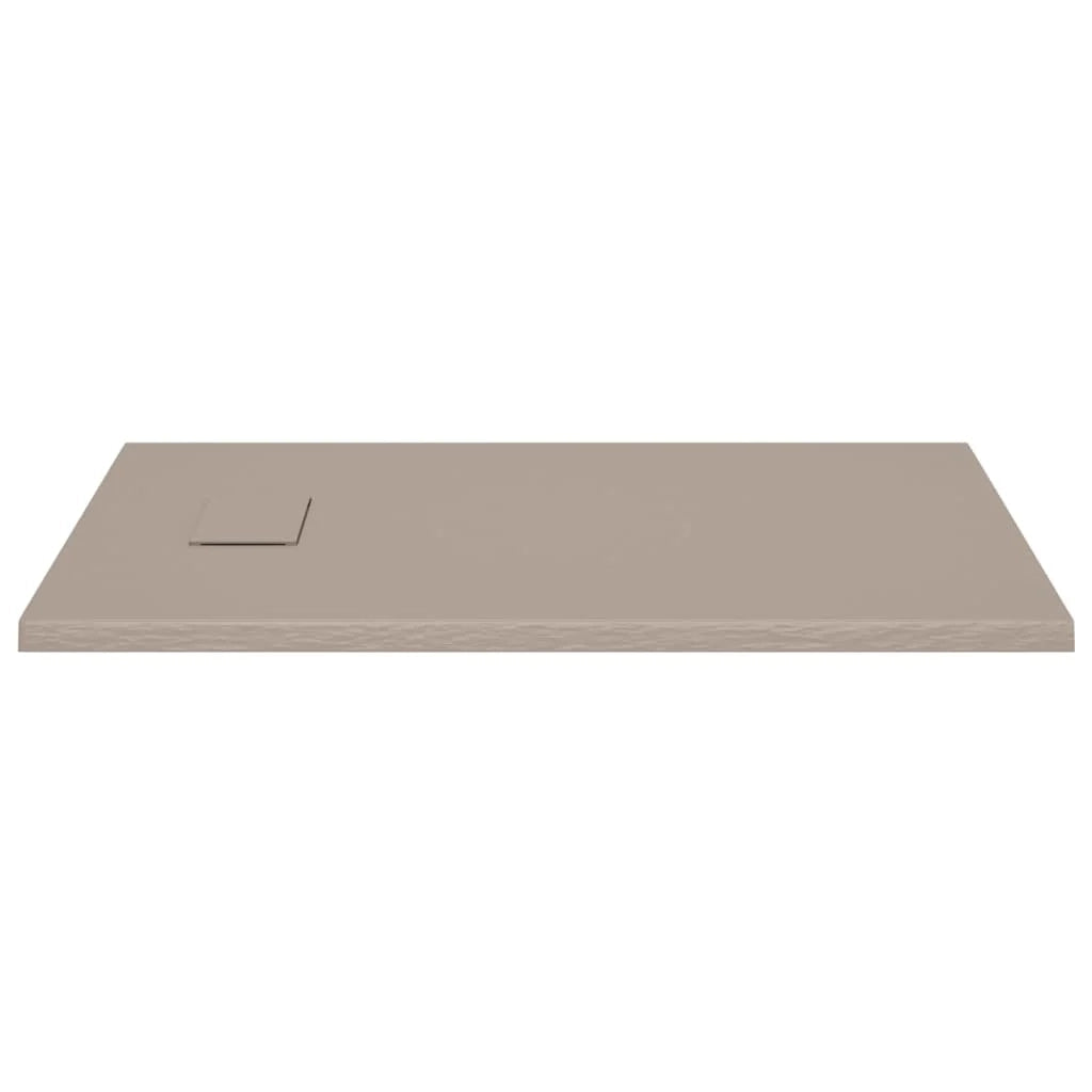 Piatto doccia base doccia piatto doccia contenitore doccia bagno WC cabina doccia arredamento casa SMC 100x70 cm marrone 02_0001968