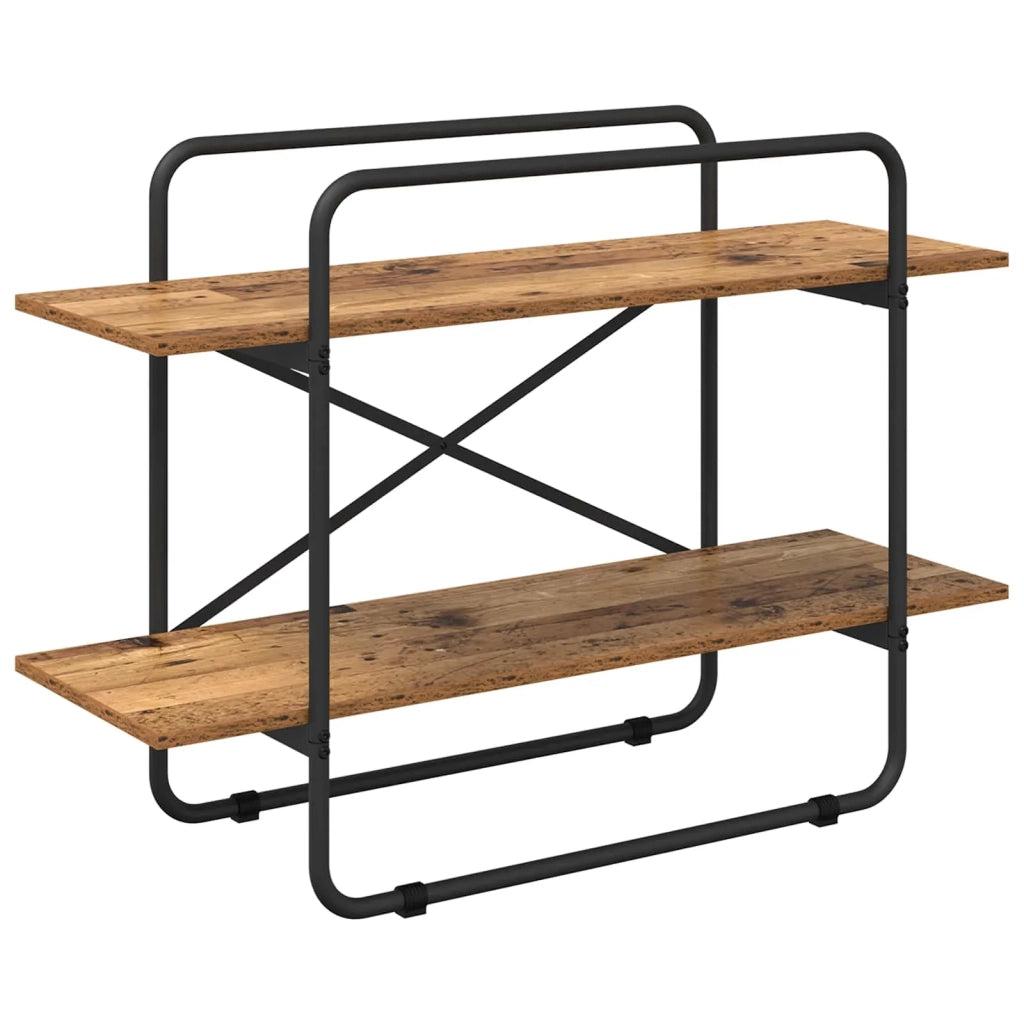 Libreria 2 livelli 100 x 35 x 70 cm PB Legno di quercia 8007802