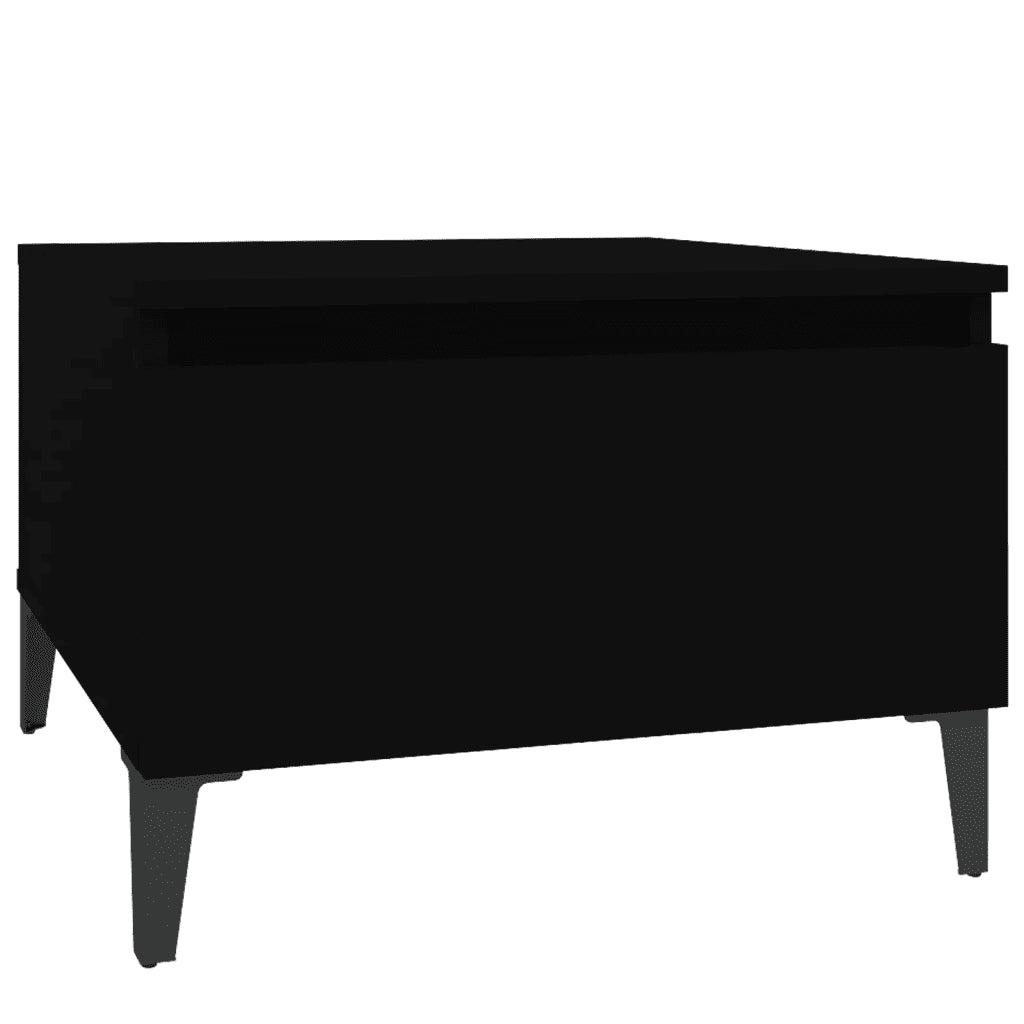 Tavolini 2pz Neri 50x46x35 cm in Legno Multistrato cod mxl 27026