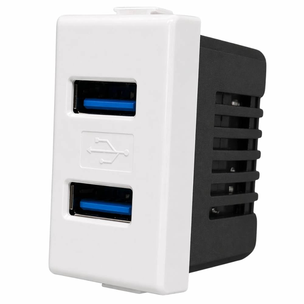 Doppia presa usb da incasso ricarica rapida e ordinata
