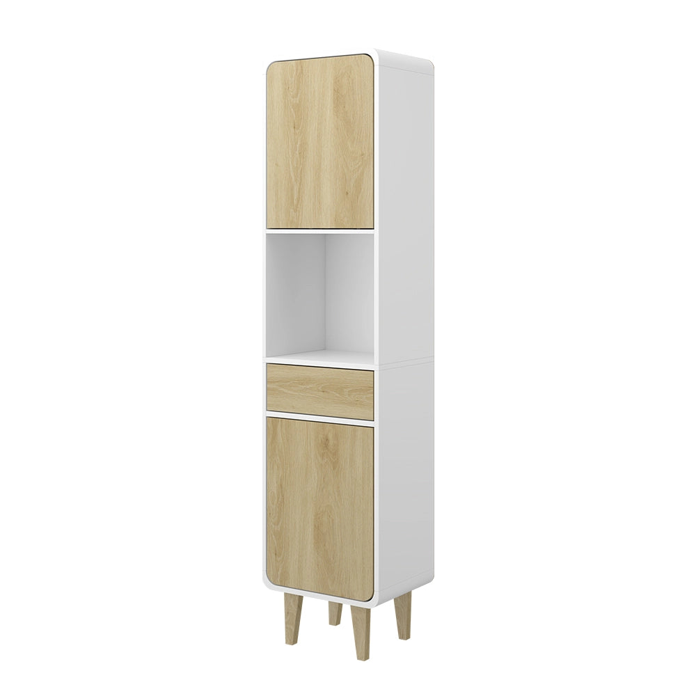 Vicco Mobili da bagno Bianco/quercia 40 x 161 cm