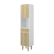 Vicco Mobili da bagno Bianco/quercia 40 x 161 cm
