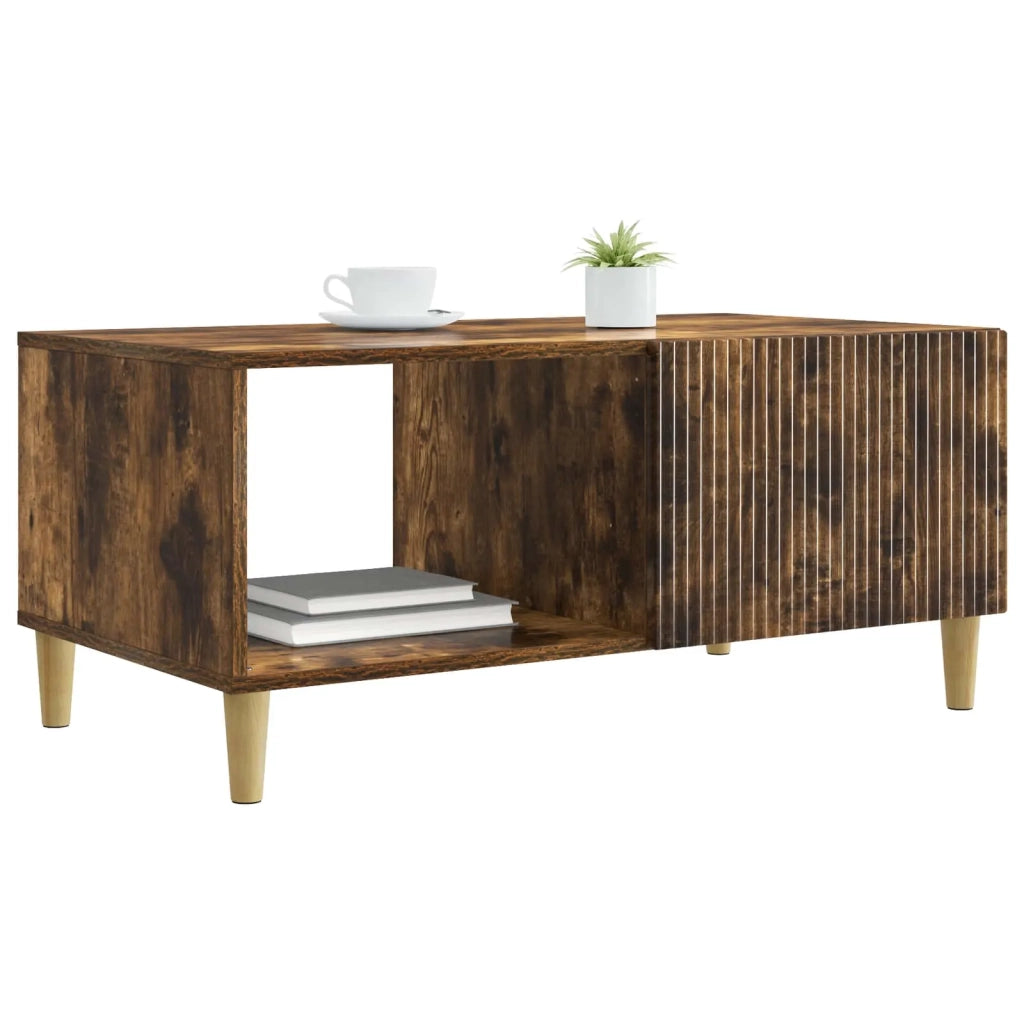 Tavolino da salotto Rovere Fumo 90 x 50 x 40 cm
