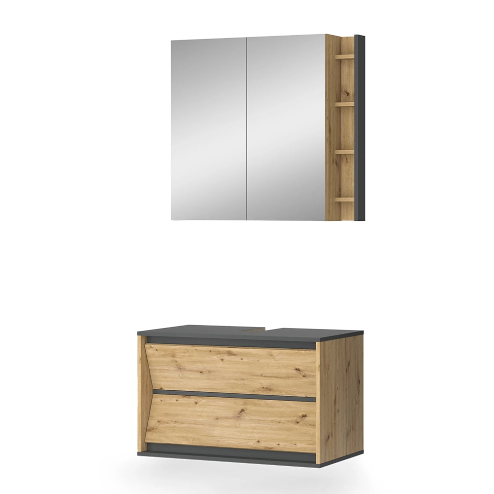 Vicco Set di mobili da bagno Artigiano 2 parti