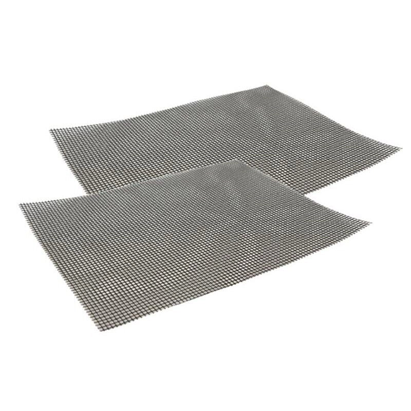KIT SET 4 PZ MAURY'S GRILL  TAPPETINI A RETE BARBECUE ANTIADERENTE 36 X 42 CM OKS