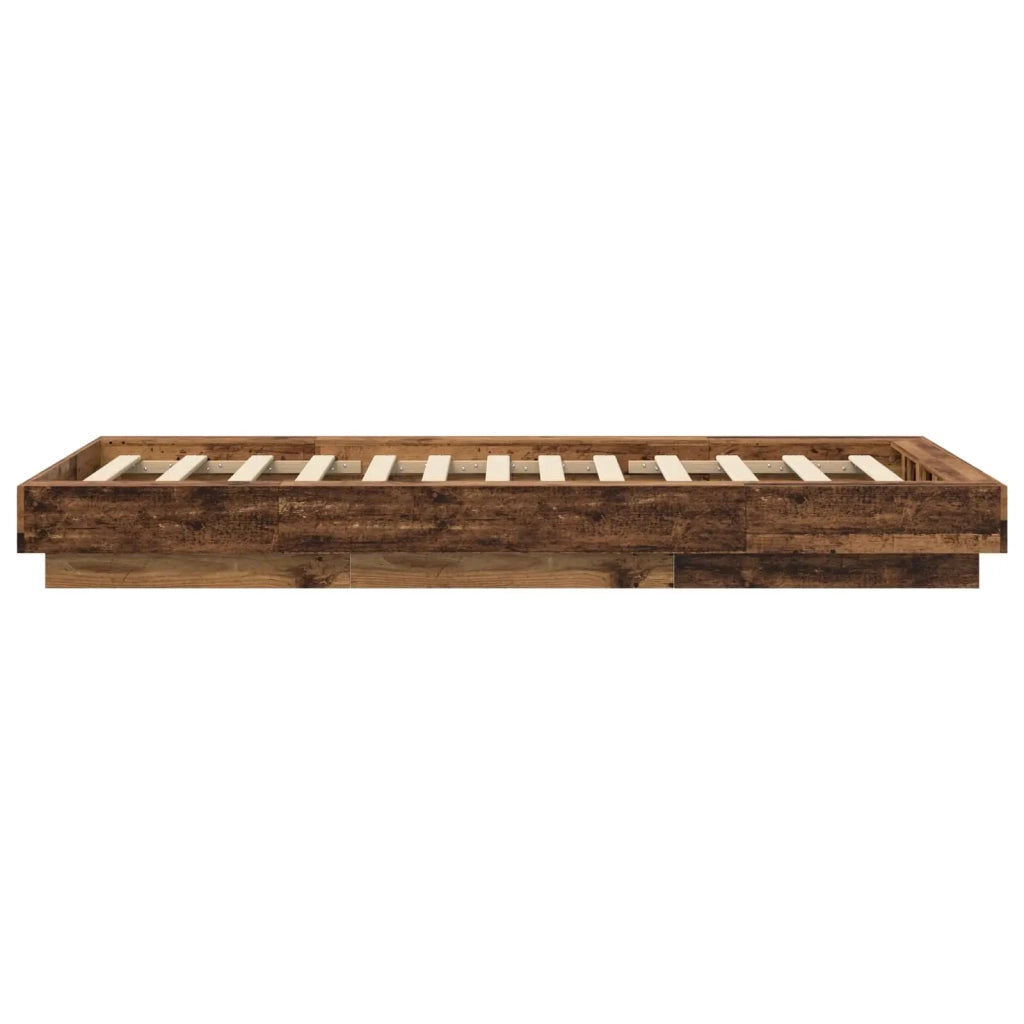 Struttura letto a pavimento Legno antico 80 x 210 cm 3429702