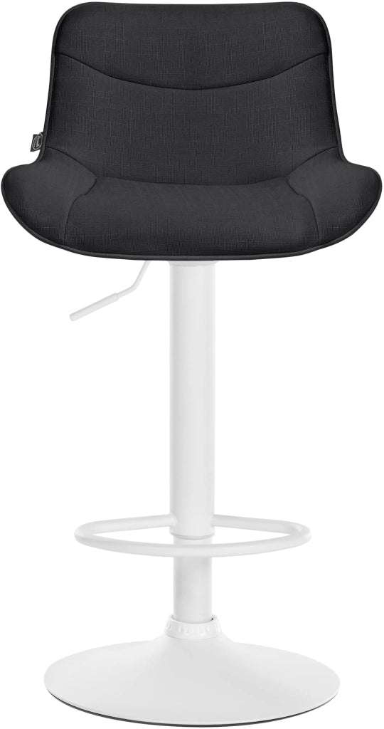Barhocker Vonore Stoff weiЯ