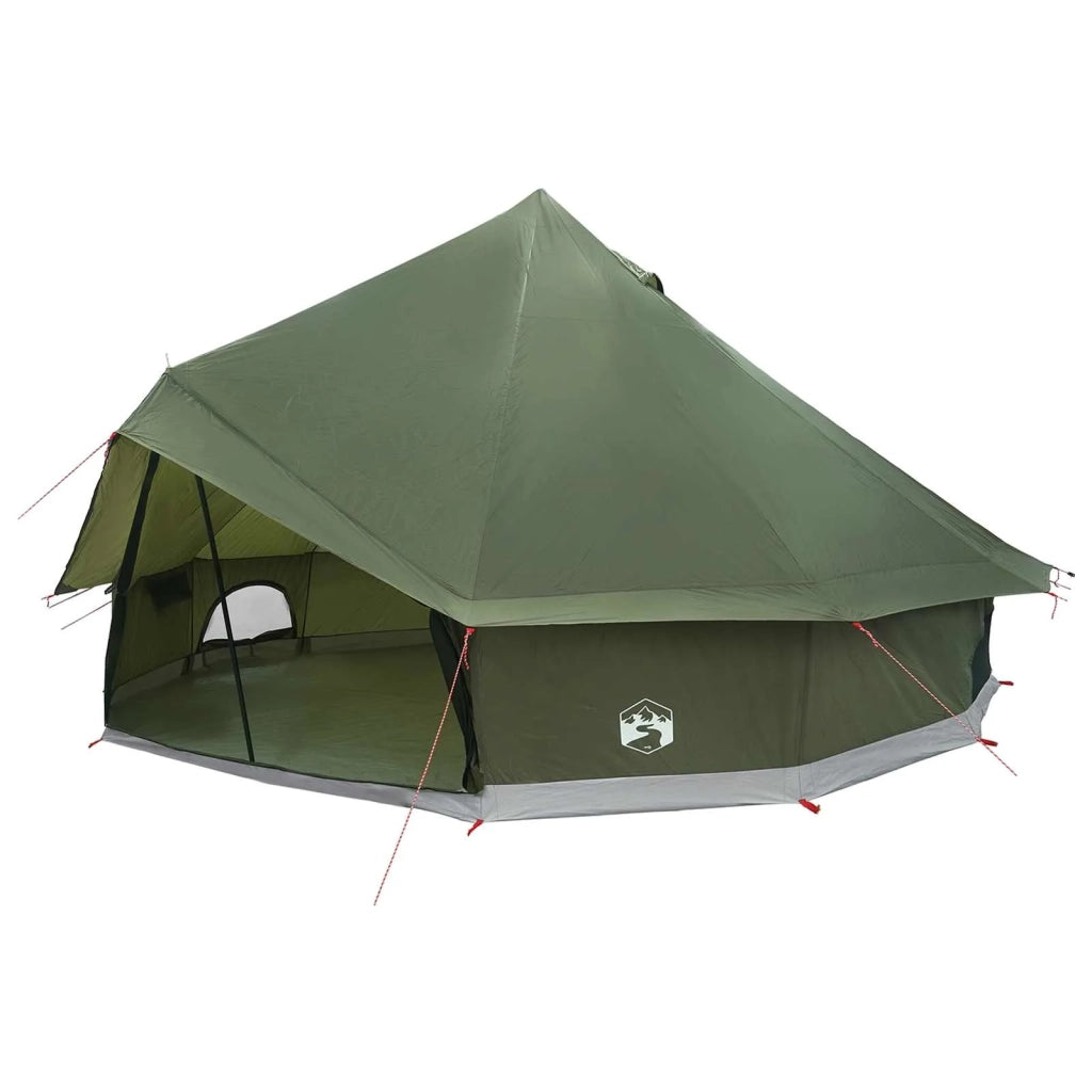 Tenda Tipi Verde Oliva 500 x 500 x 300 cm Poliestere e Acciaio 42029032