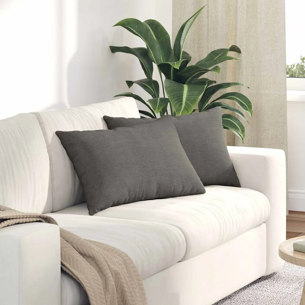 Cuscini da Divano 2 pcs Grigio chiaro 60 x 40 cm 42013688