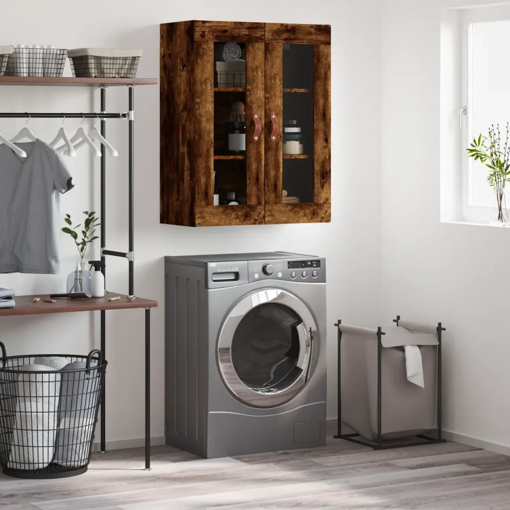 Mobile a Parete Rovere Fumo 69,5x34x90 cmcod mxl 105321