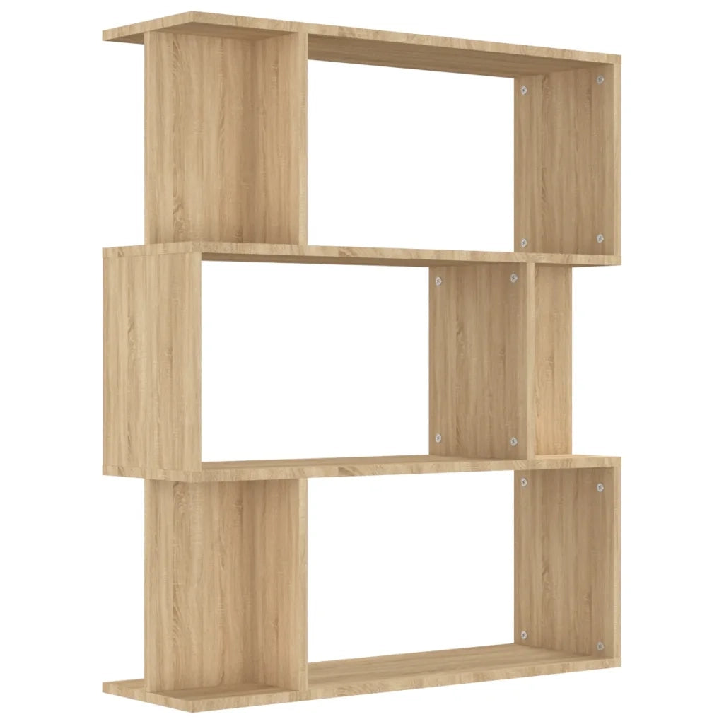 Libreria/Divisorio Rovere Sonoma 80x24x96 cm Legno Ingegnerizzato 800084
