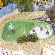 laghetto per tartarughe green ninjia litri 210 cm 185x108xh32