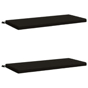 Cuscini per Panchina a 2 Pezzi SOEST 2 pz 100% Poliestere Nero 949327