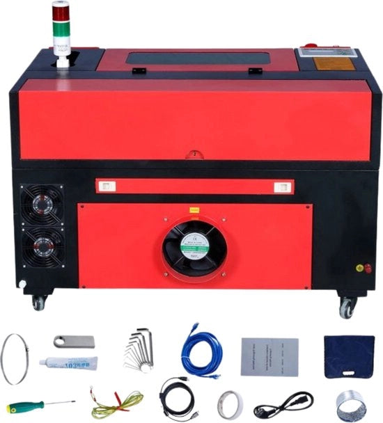 Macchina di laser per gravatura - Apparecchio di gravatura - 50W - 300x500mm - laser con funzione di taglio
