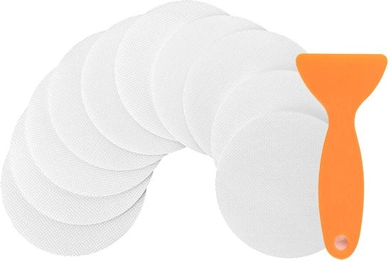 26 pezzi di adesivi antiscivolo per doccia, 10 cm Ø adesivi trasparenti autoadesivi per doccia e bagno, alternativa alla matrice antiscivolo per doccia