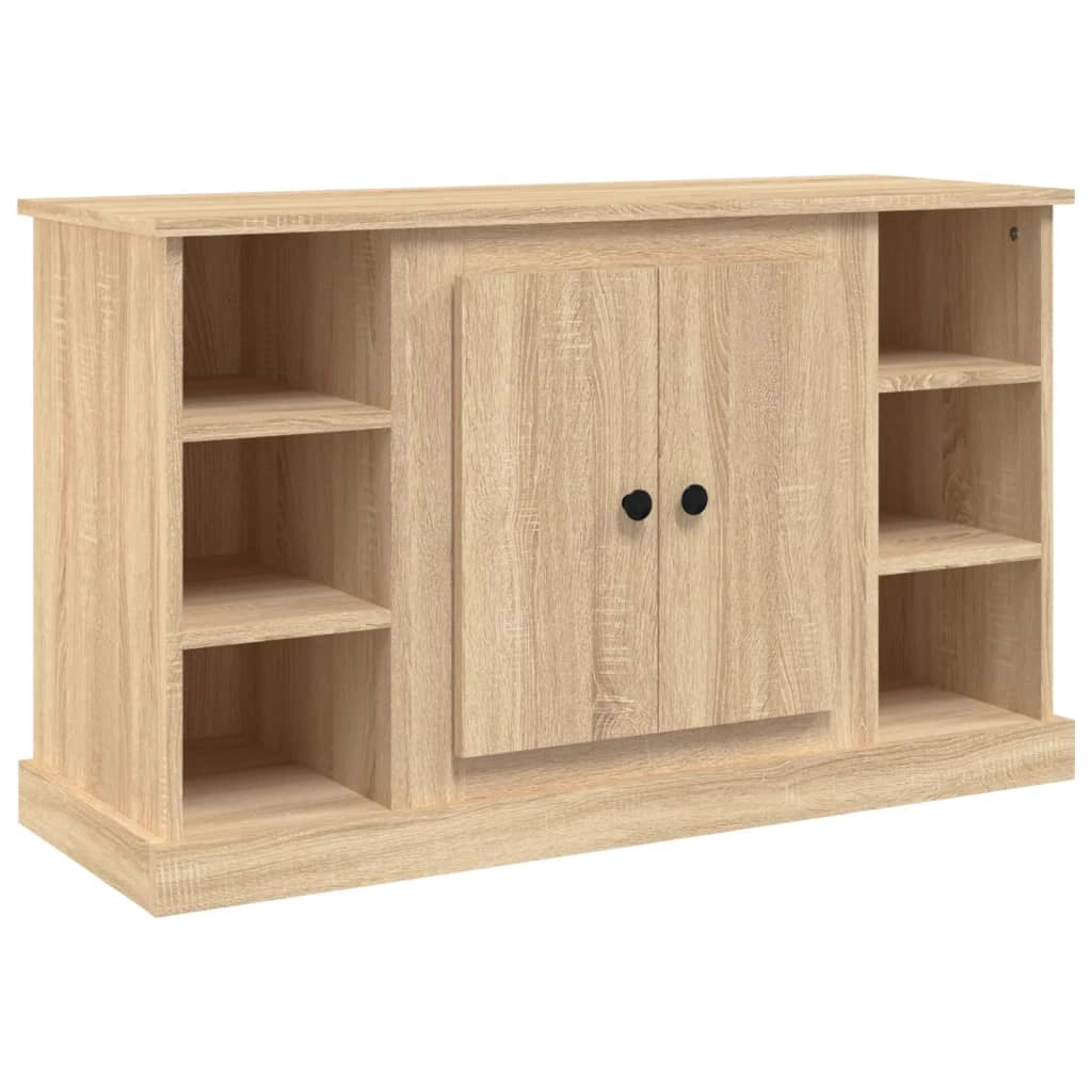 Buffet credenza cassettiera armadio mobile contenitore organizer cucina soggiorno rovere Sonoma 100 x 35,5 x 60 cm legno ingegnerizzato marrone 02_0031457