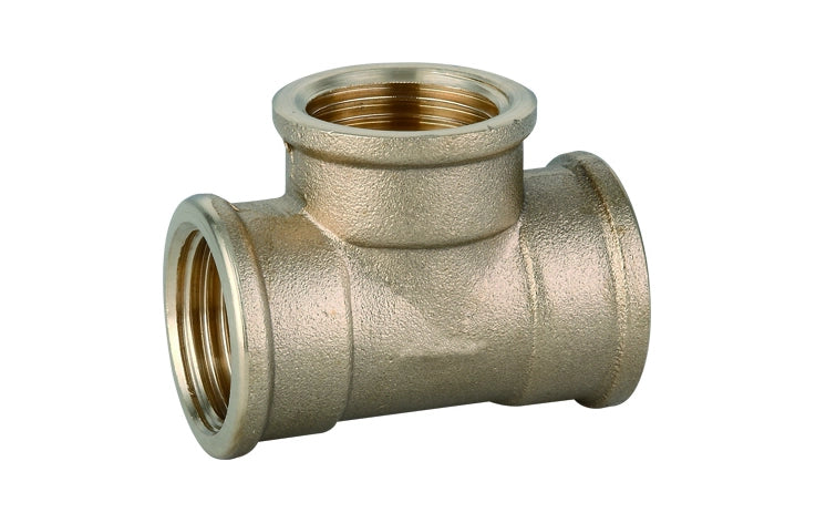 TEE FF IN OTTONE GIALLO IBP- 1 1/2- IBP- pezzi 1