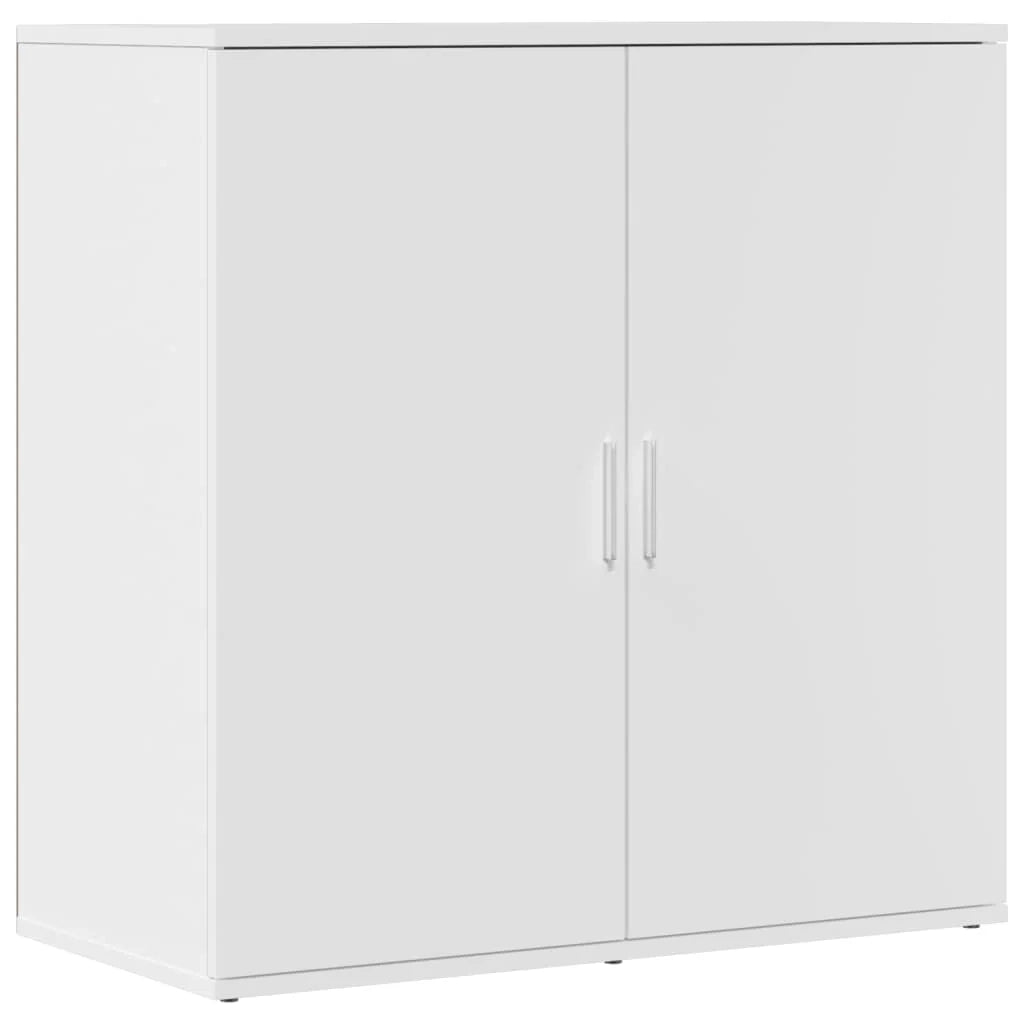 Buffet credenza cassettiera armadio mobile contenitore organizer per cucina soggiorno salotti set da 2 79 x 38 x 80 cm legno ingegnerizzato bianco 02_0036686