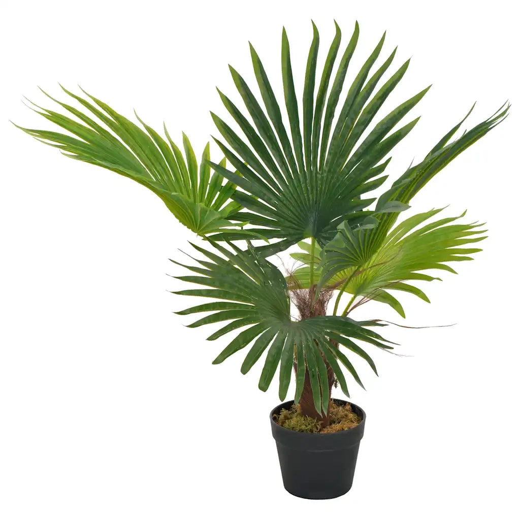 Palma Artificiale con Vaso Verde 70 cm 280192