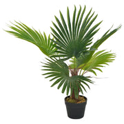 Palma Artificiale con Vaso Verde 70 cm 280192