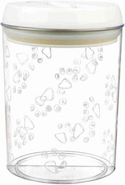 Scatola di cibo e snack in plastica 15 l/ altezza 12 cm trasparente/bianca