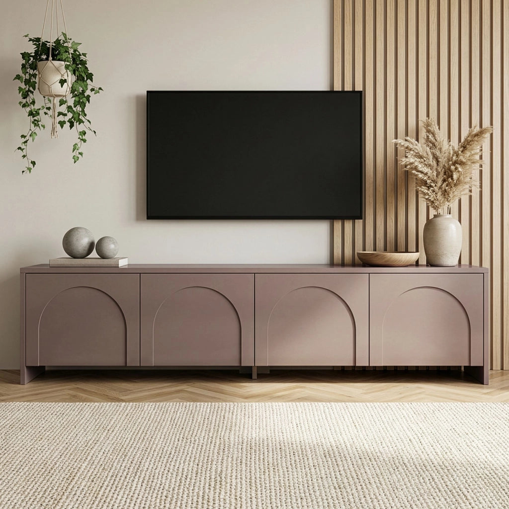 Porta TV in legno "Aurelia" - 180 x 32 x 45 cm - Atlas