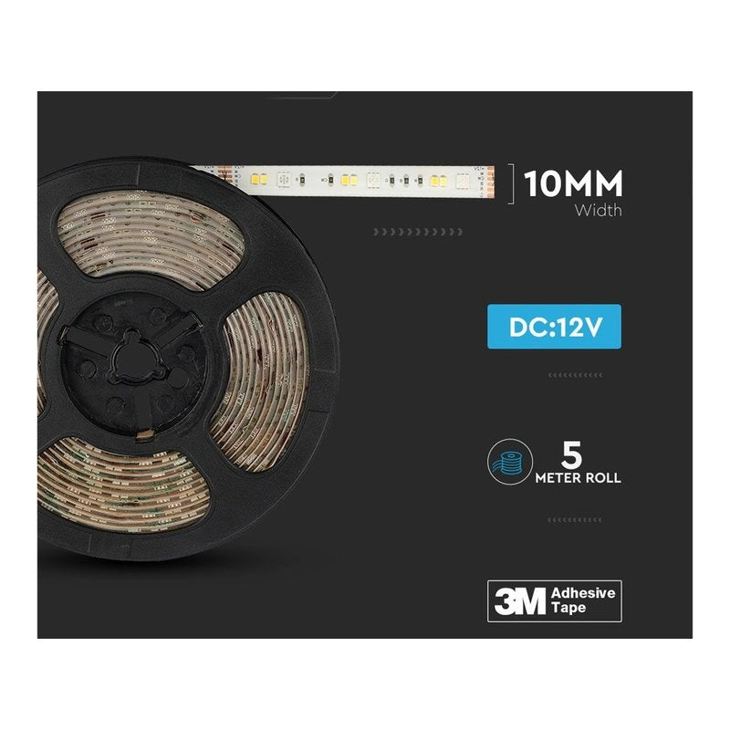 Kit Bobina Striscia Led RGB+CCT IP65 Con Centralina WiFi Compatibile Con Amazon Alexa Google Alimentatore Telecomando SKU-2628