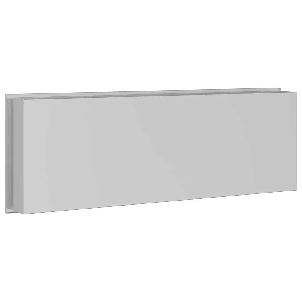 vidaXL Nicchia per doccia Argento 90 x 30 x 9.5 cm
