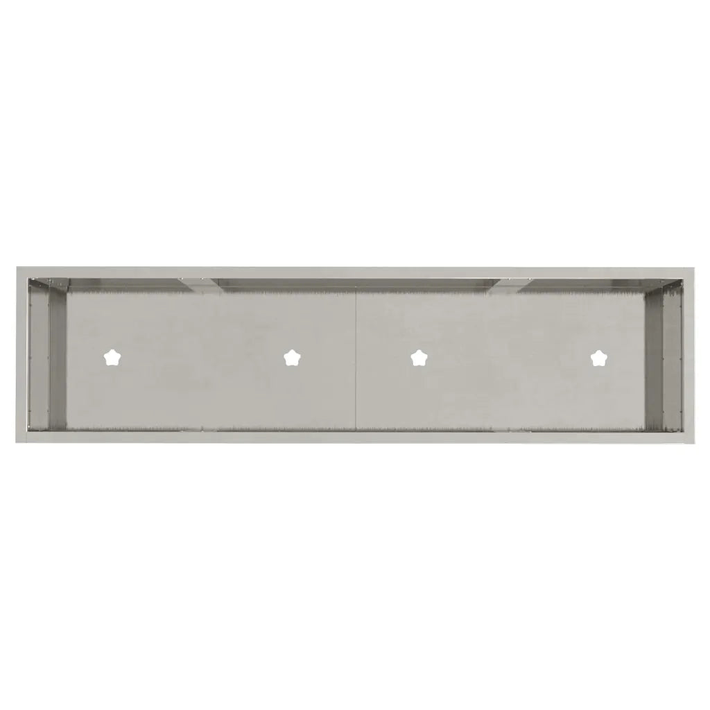 Fioriere | Cassetta per fiori | Vaso da Giardino Rialzato Argento 100 x 26 x 82 cm