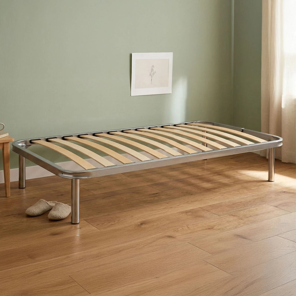 Rete letto singolo Amammata, Rete ortopedica in multistrato di betulla a 13 doghe, 100% Made in Italy, cm 80x190h 34