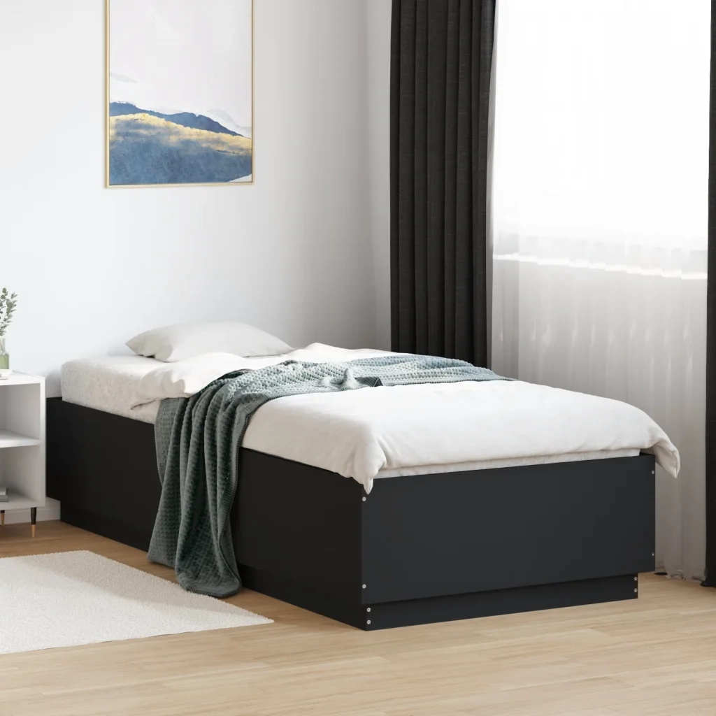 Giroletto Nero 90x200 cm in Legno Multistrato 3209724