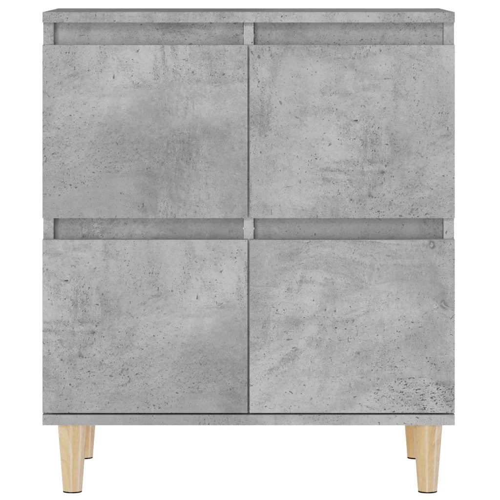 Credenza-Buffet-Armadio da cucina Grigio Cemento 60x35x70 cm in Legno Multistrato 306211