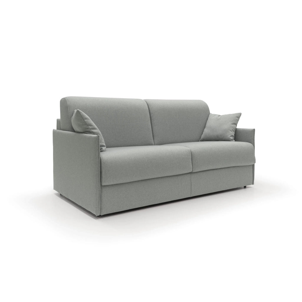 Evans Divano letto matrimoniale in tessuto impermeabile T13 189 cm (mat. 160x197) grigio