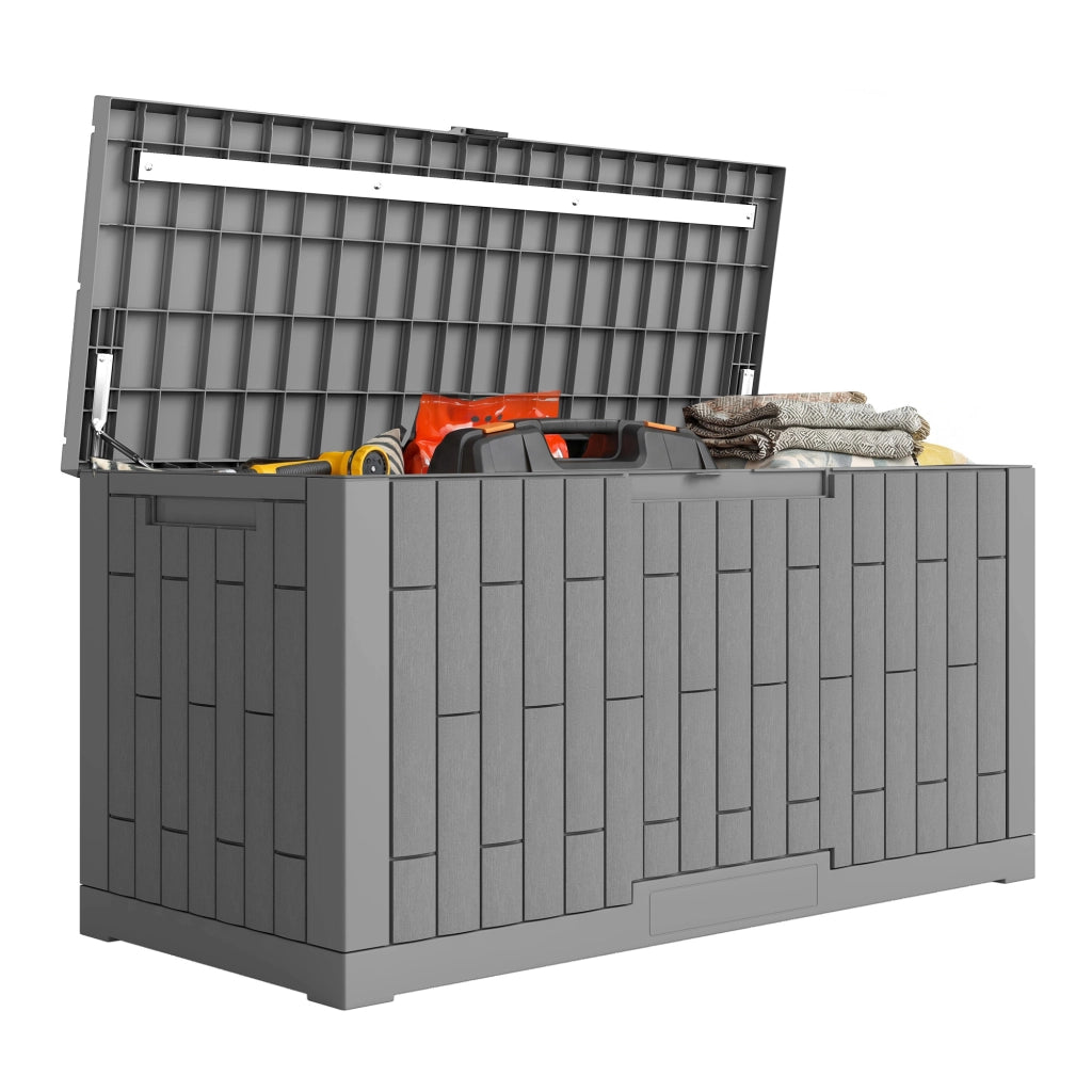 Coffre da Giardino ¨C zephmum ¨C Grigio, Resina, 122.5x56x62cm