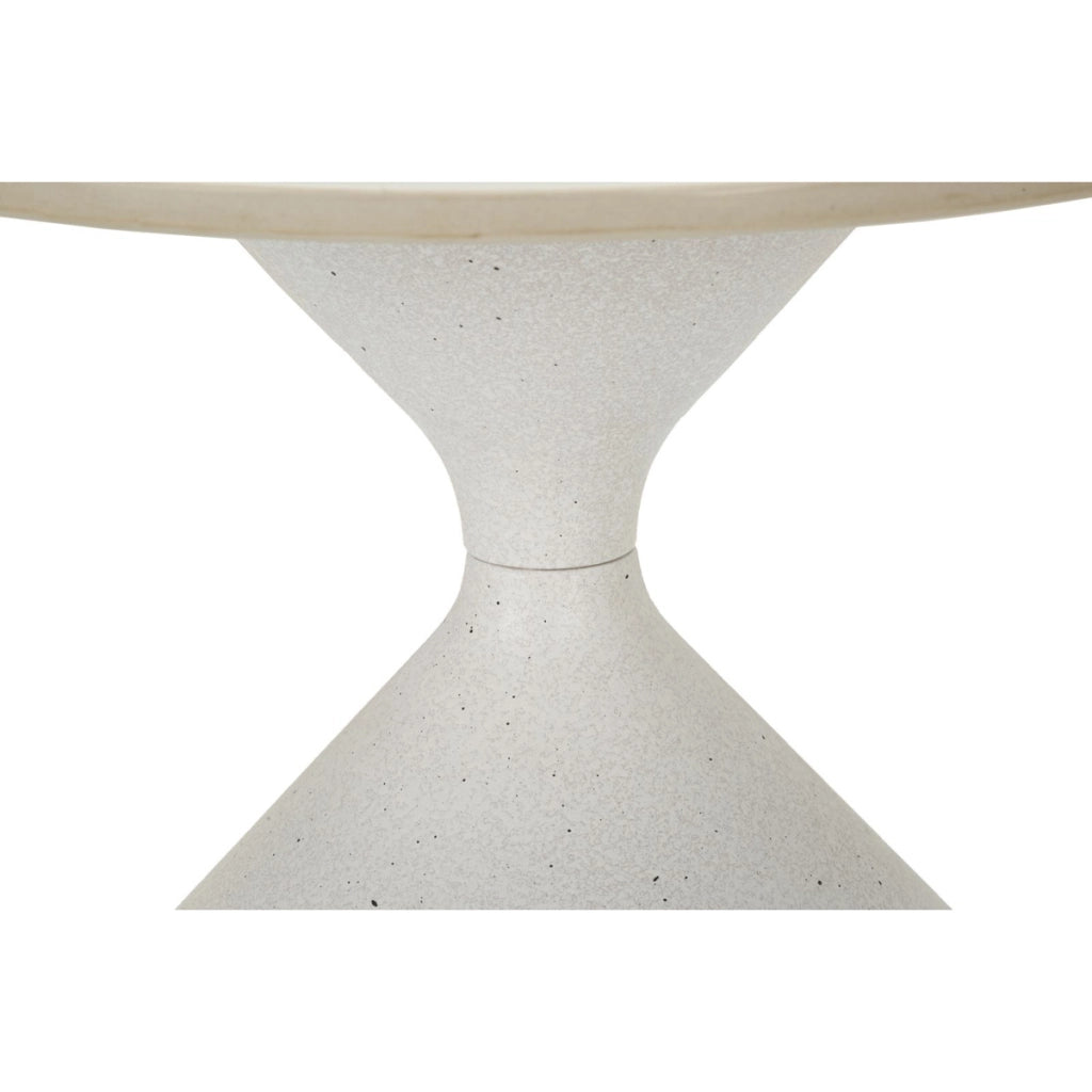 Tavolino VKH528, Bianco, Metallo, 45x45x39 cm