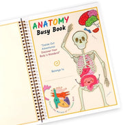Libro di Anatomia per Bambini 29x21cm - Colorente Manuale di Apprendimento - Attività Educativa - Materiales di Carta